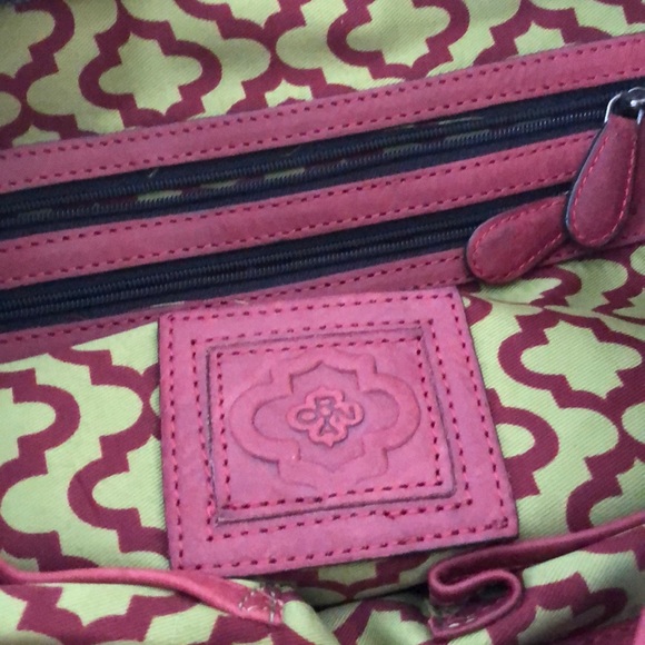 Dr. YANY burgundy shoulder bag - Picture 3 of 14